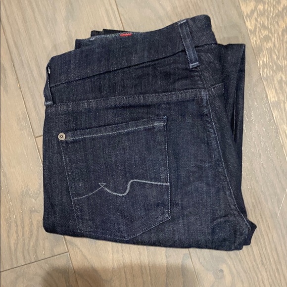 7 For All Mankind Denim - 7 For All Mankind Dark Wash Kimmie straight leg jeans size 30